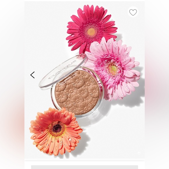NEW FULL SIZE CLINIQUE POWDER POP FLOWER BRONZER IN SHADE SOLAR POP 9g - Picture 6 of 11